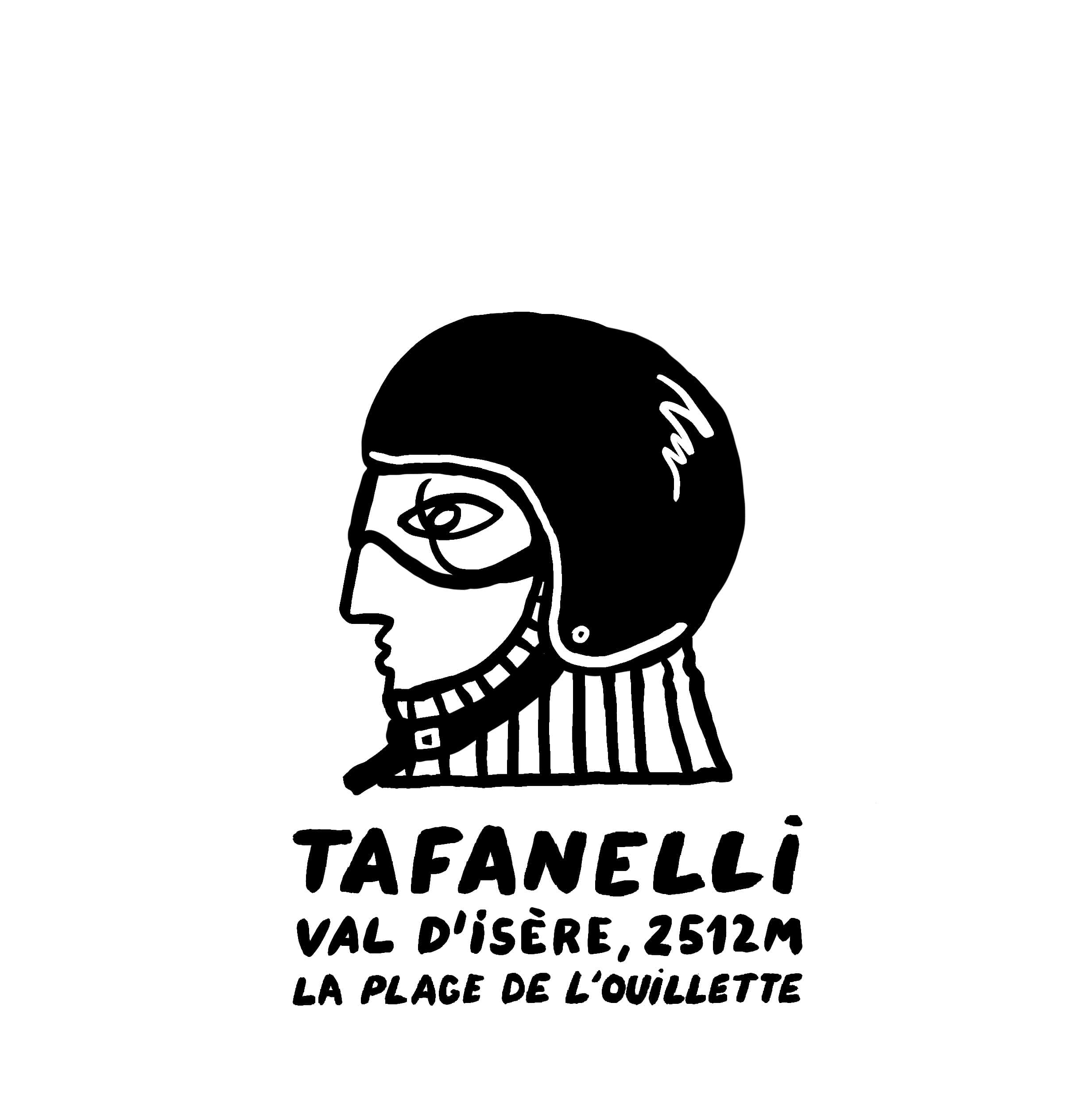 Homme portant un t-shirt Tafanelli sous un pull en laine, lumière froide d’hiver, superposition sobre et naturelle.