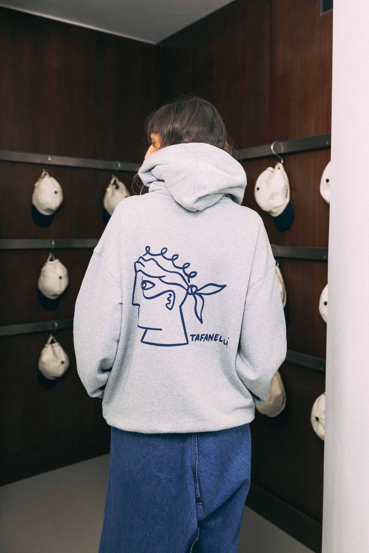 LE HOODIE CORSICA - GRIS CHINÉ