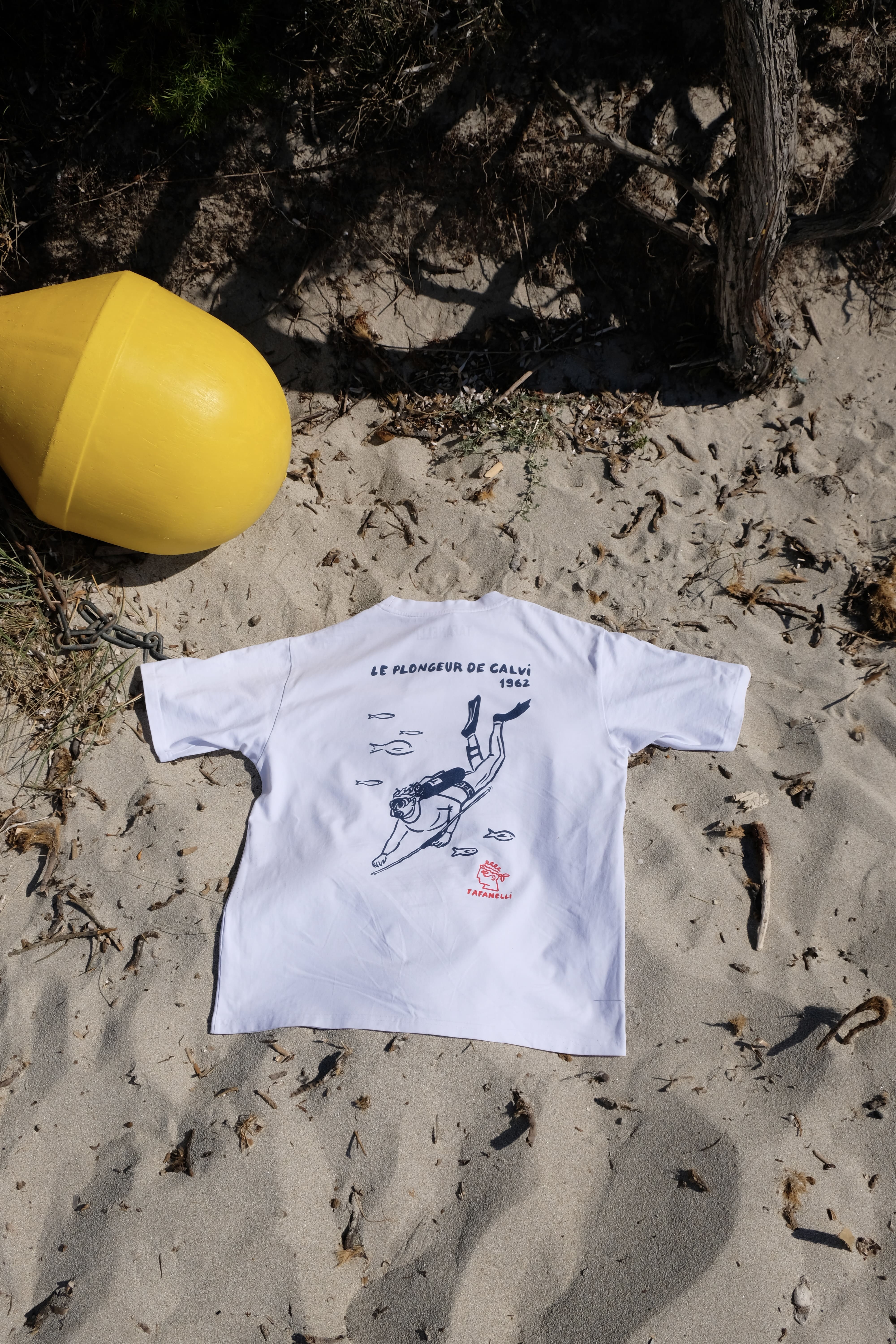 Le Plongeur de Calvi, récit d'un t-shirt iconique TAFANELLI