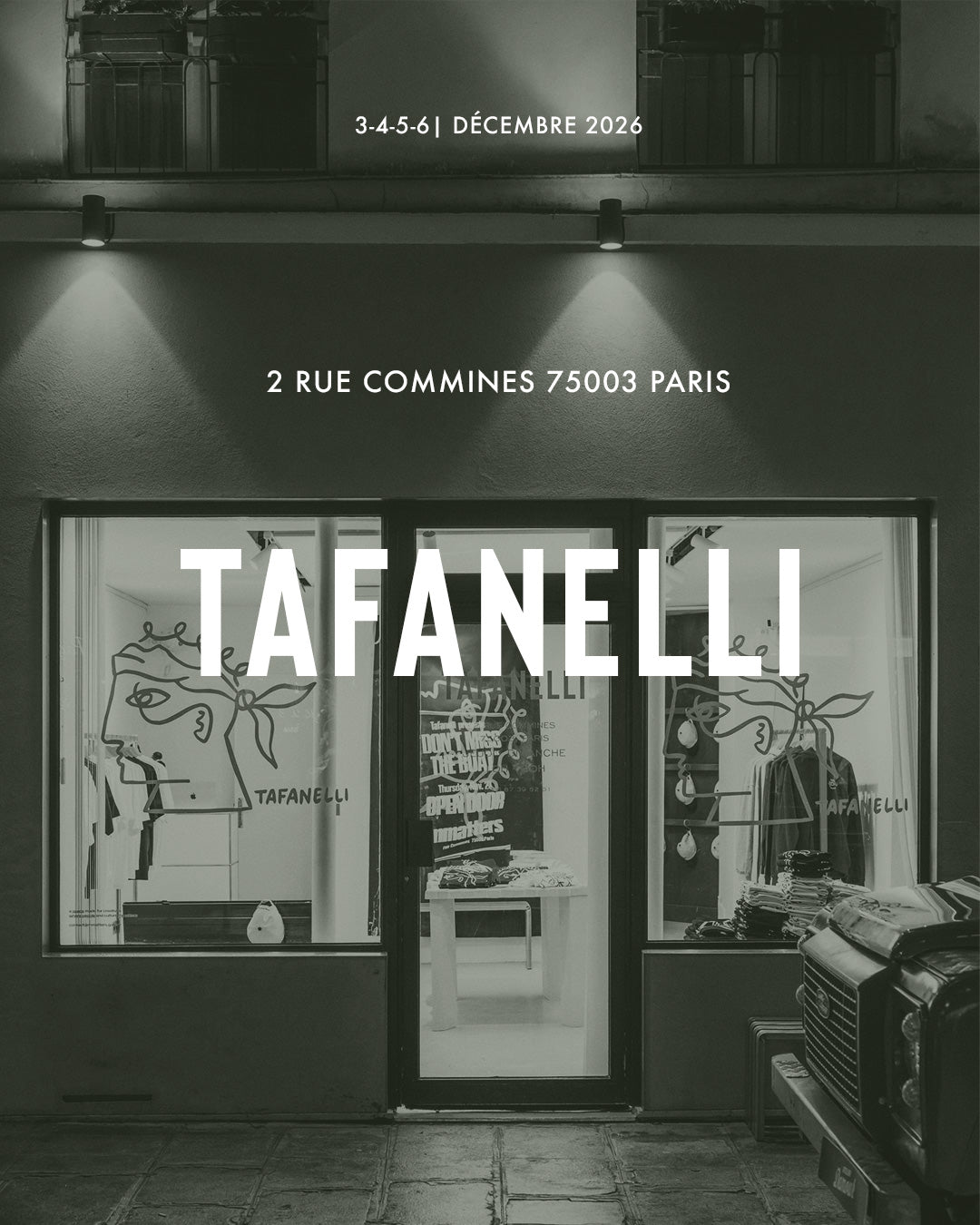TAFANELLI accoste à Paris : l'île rejoint le Marais du 3 au 6 décembre 2026