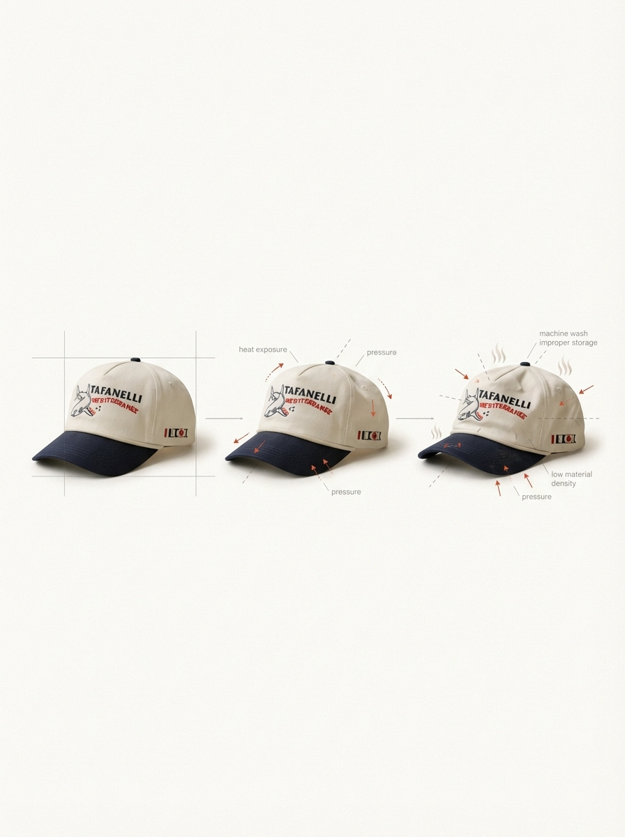 Pourquoi ma casquette se déforme
