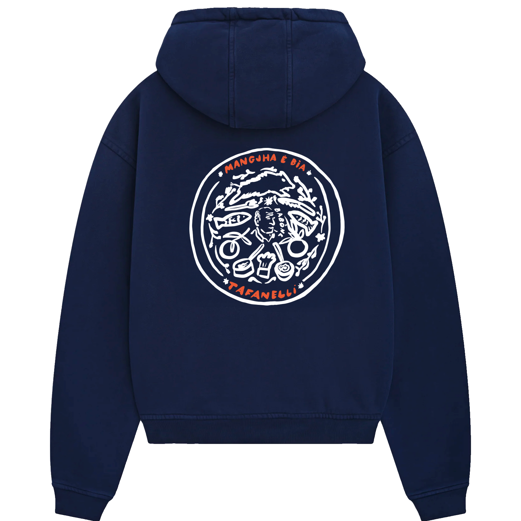 Hoodie LE CHEF (MARIUS DRAGACCI x TAFANELLI) - X-SMALL / DARK NAVY