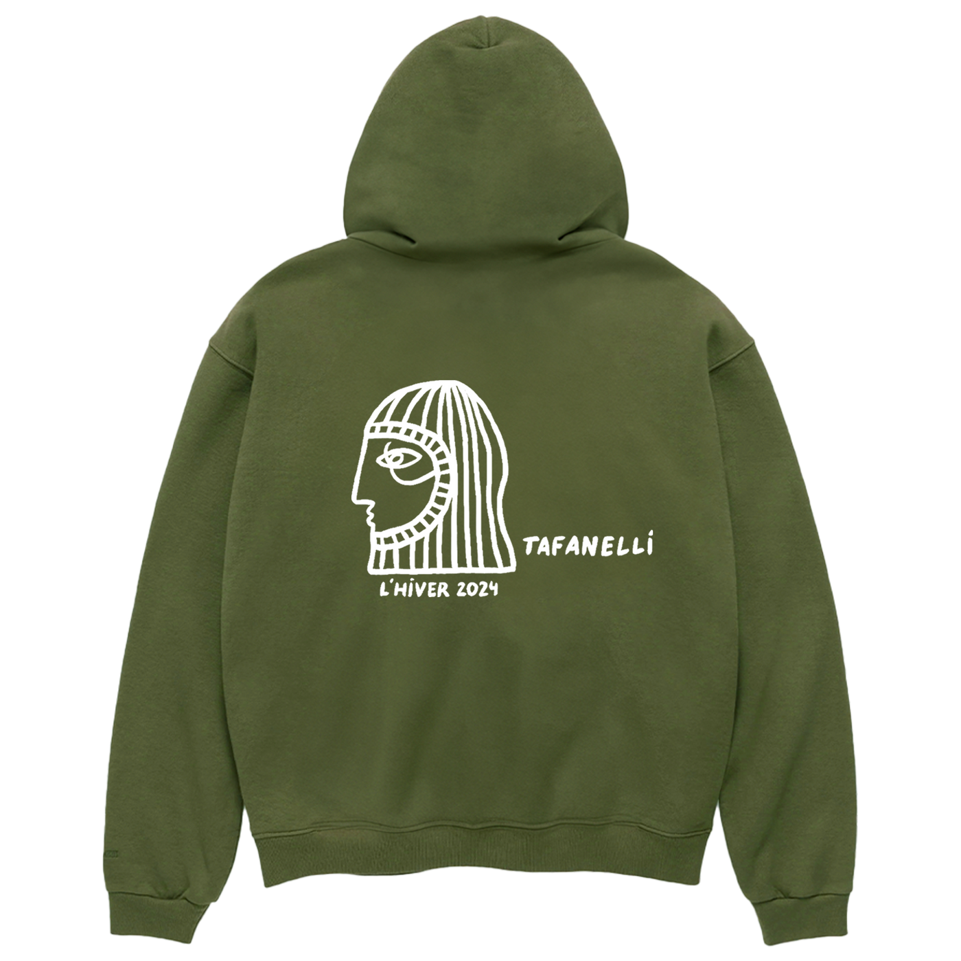 T20 Hoodie - Le Maquis Hivernal - Olive Foncé