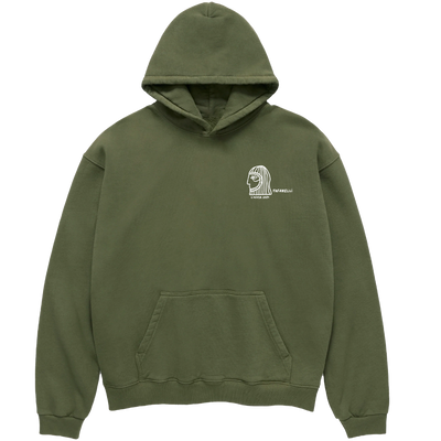 T20 Hoodie - Le Maquis Hivernal - Olive Foncé