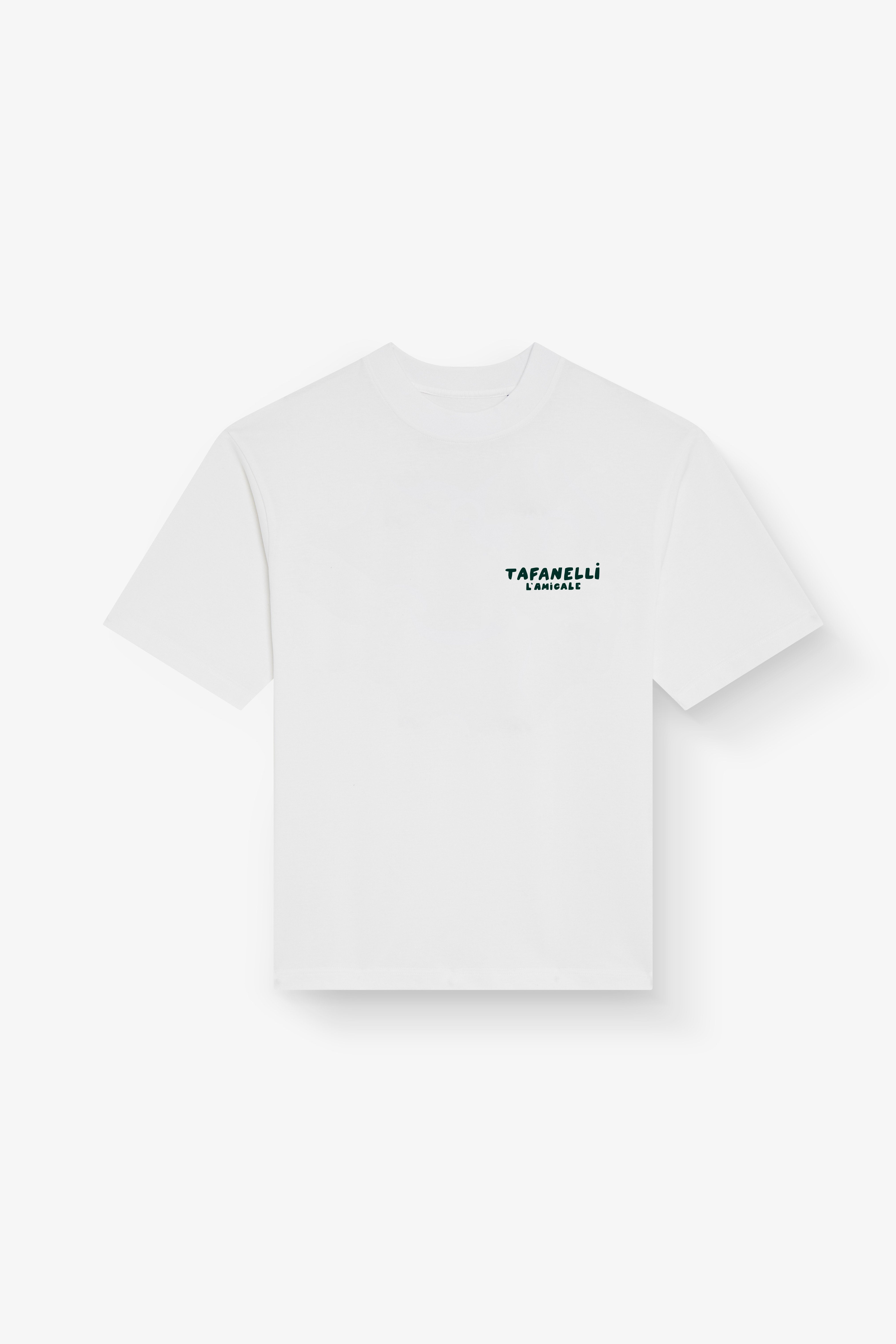 T-shirt L'Amicale - Taille SMALL - Blanc — 280 GSM — photo 3