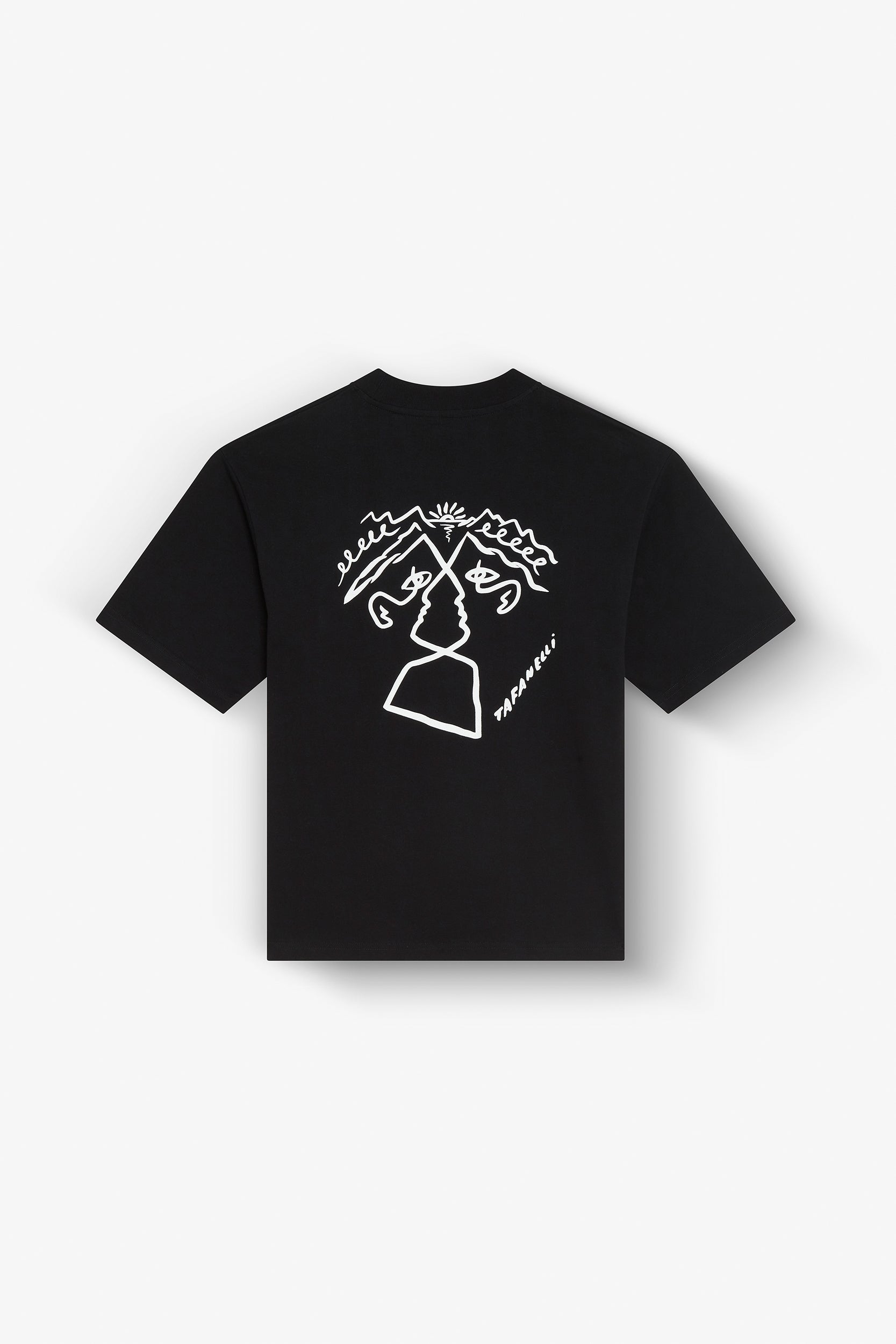 T-shirt LA MONTAGNE - X-SMALL / Noir