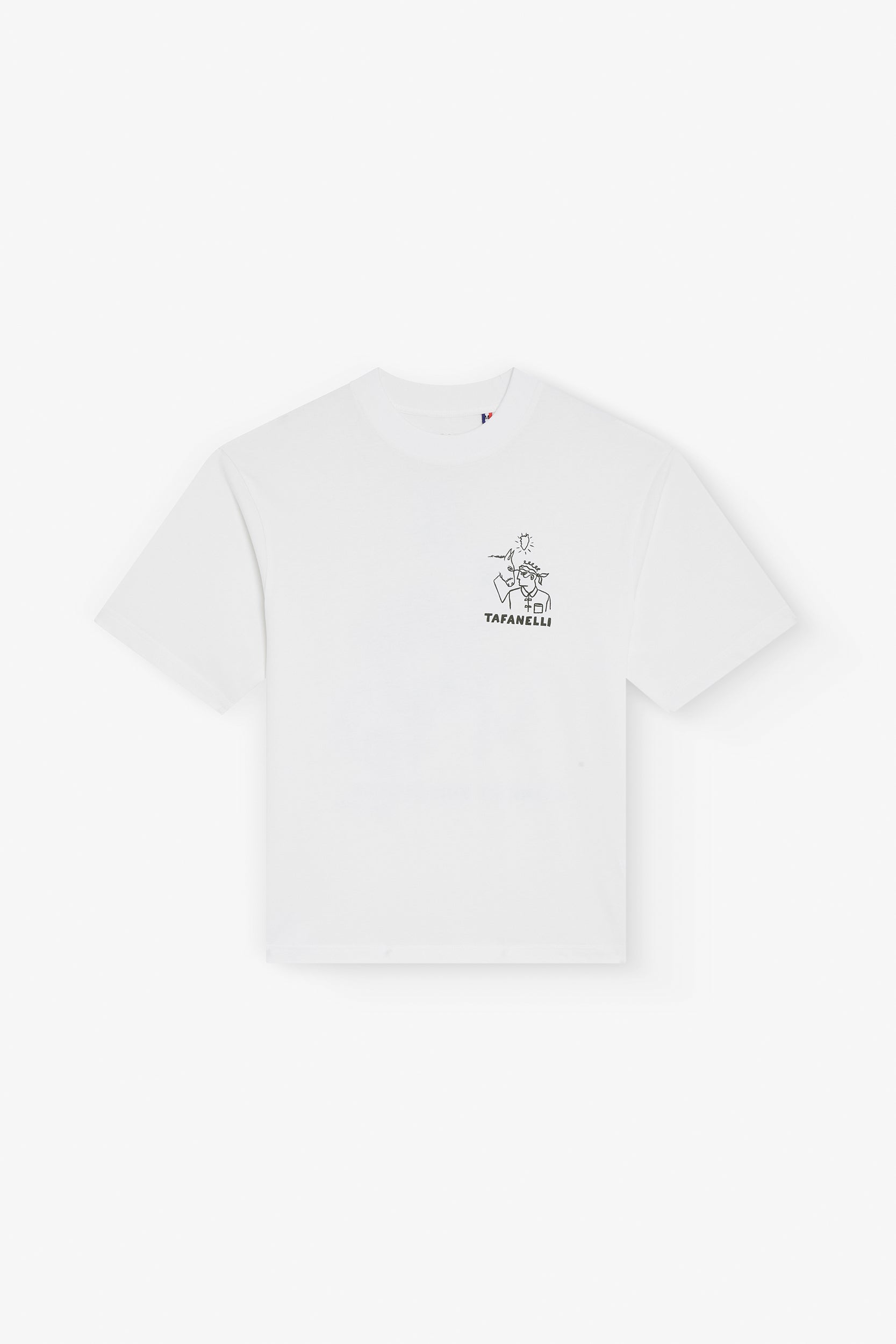 TAFANELLI T-Shirt THE DONKEY AND HIS SHEPHERD - SMALL — SMALL sqm, 100% organic cotton — photo 3