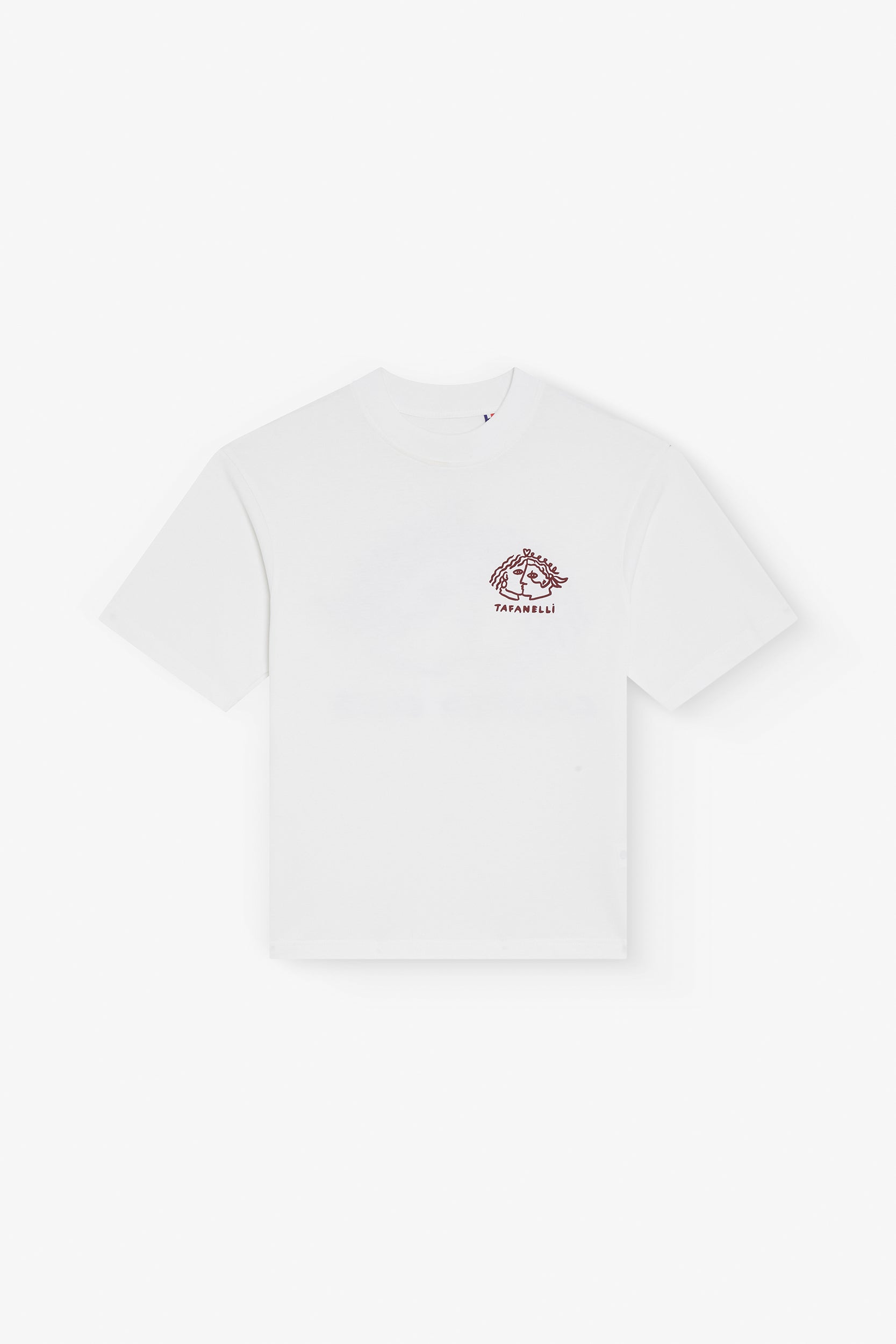 LE CALYPSO T-shirt - White - SMALL — SMALL sqm, White, 100% organic cotton — photo 3