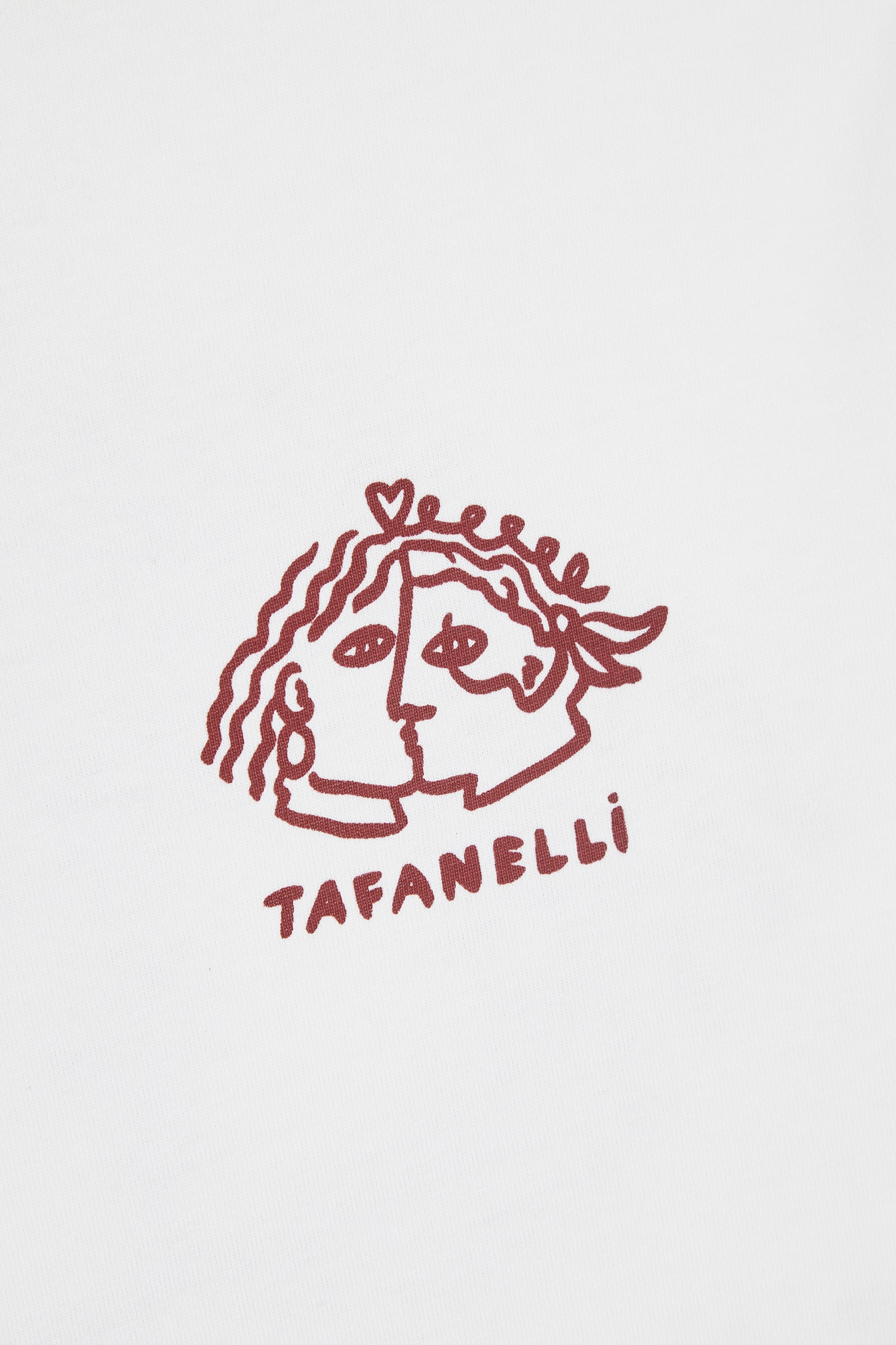 LE CALYPSO T-shirt - White - SMALL — SMALL sqm, White, 100% organic cotton — photo 4