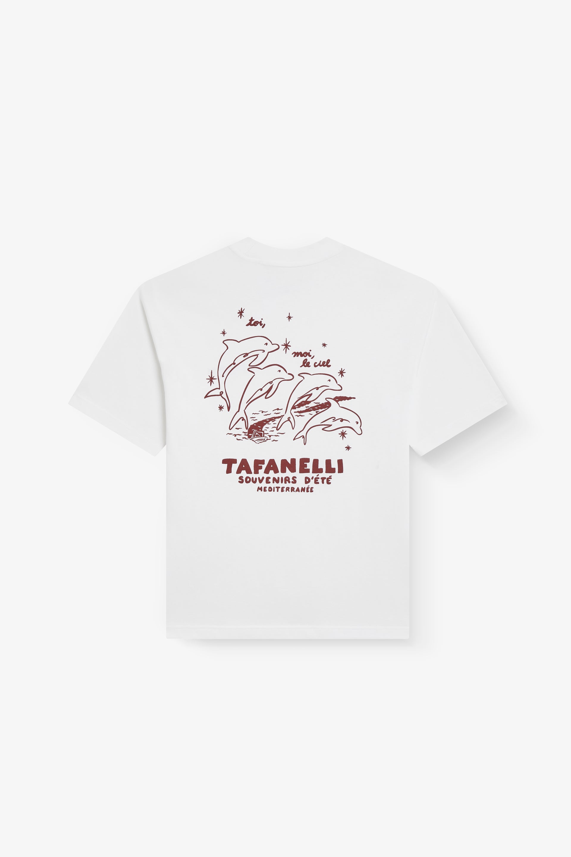 T-shirt LES DAUPHINS - Blanc / X-SMALL